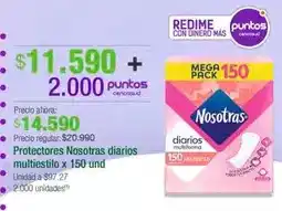 Jumbo Nosotras - protectores diarios multiestilo oferta