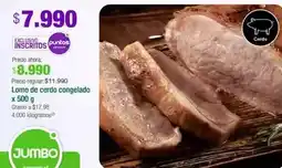 Jumbo Lomo de cerdo congelado oferta
