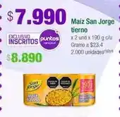 Jumbo San jorge - maiz tierno oferta