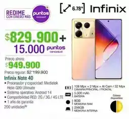 Jumbo Infinix - note 40 oferta