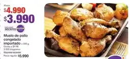 Metro Muslo de pollo congelado importado oferta