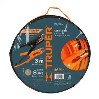 Falabella Cables Para Iniciar Batería Carro 3Mtrs 8Awg oferta