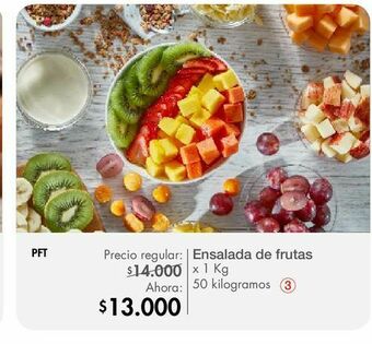 Metro Ensalada de frutas oferta