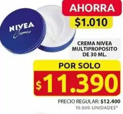 Ara CREMA NIVEA MULTIPROPOSITO DE 30ML oferta