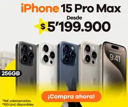 Éxito iPhone 15 Pro Max oferta