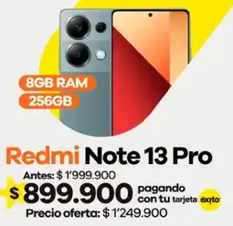 Éxito Redmi Note 13 Pro oferta