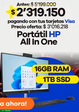 Éxito Portátil HP All In One 16GB RAM 1TB SSD oferta