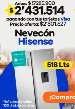 Éxito Nevecón Hisense oferta