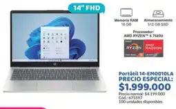 HP Portátil 14-EM0010LA