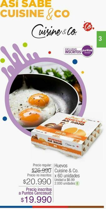 Jumbo Huevos cuisine & co oferta