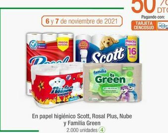 Jumbo Papel higiénico scott oferta
