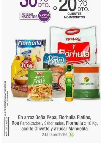 Jumbo Arroz doña arepa oferta