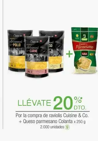 Jumbo Raviolis cuisine & co oferta