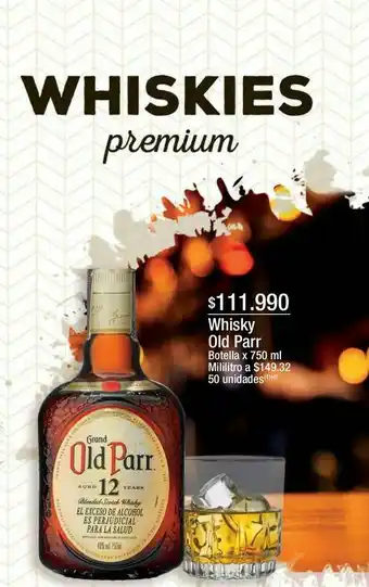 Jumbo Whisky old parr oferta