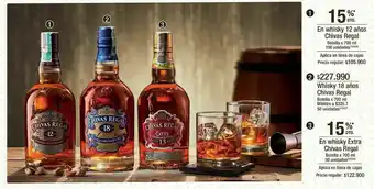 Jumbo En whisky 12 años chivas regal oferta