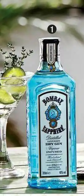 Jumbo En ginebra london dry bombay sapphire oferta