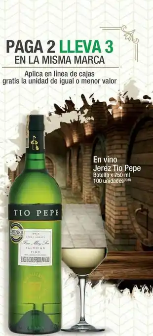 Jumbo En vino jerez tio pepe oferta