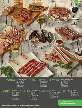 Jumbo Chorizo argentino el día que me quieras oferta