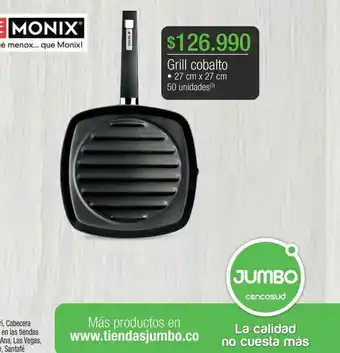 Jumbo Grill cobalto oferta