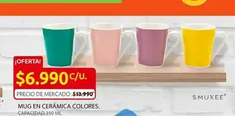 Ara Mug en cerámica colores oferta
