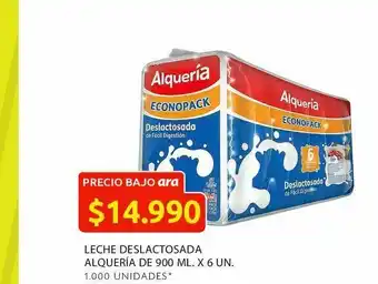 Ara Leche deslactosada alquería de 900 ml. x 6 un. oferta