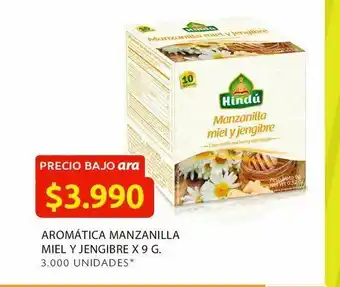 Ara Aromática manzanilla miel y jengibre x 9 g. oferta