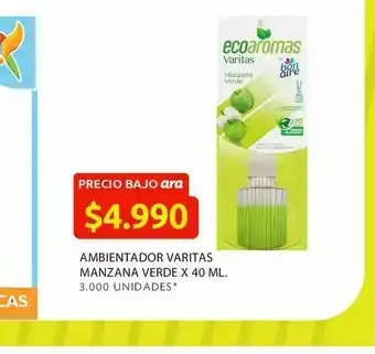 Ara Ambientador varitas manzana verde x 40 ml oferta