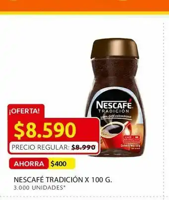 Ara Nescafé tradición x 100 g. oferta