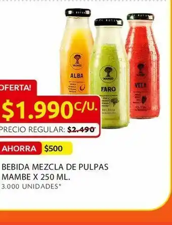 Ara Bebida mezcla de pulpas mambe x 250 ml oferta