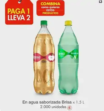 Metro Agua con sabor brisa oferta
