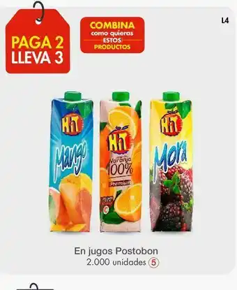 Metro Jugos postobón oferta