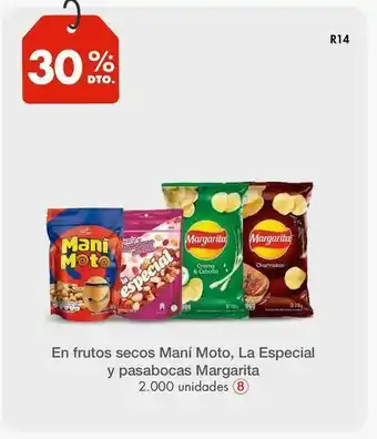 Metro Pasabocas margarita oferta