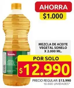 Ara MEZCLA DE ACEITE VEGETAL SONELO X 2.000ML oferta