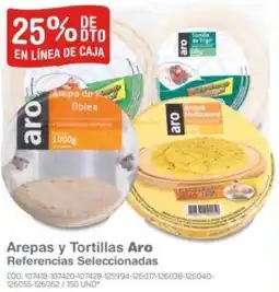 Makro Arepas y Tortillas Aro Referencias Seleccionadas oferta