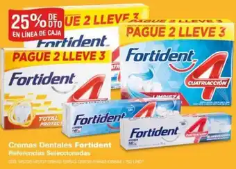 Makro Cremas Dentales Fortident oferta