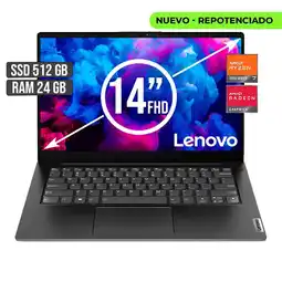 Falabella Ideapad Amd Ryzen 7-5700u Ssd 512gb Ram 20gb Led 14 Fhd oferta