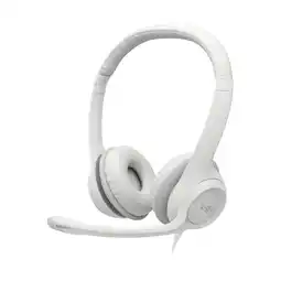 Falabella H390 Confortables Auriculares Usb Con Micrófono Blanco oferta