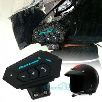 Falabella Intercomunicador Para Casco De Moto Auricular Bluetooth Bt-12 oferta