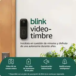 Falabella Blink Timbre Inteligente Con Cámara Integrada Hd Compatible Con Alexa oferta