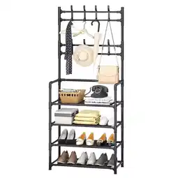 Falabella Zapatero Y Perchero Multifuncional 4 Niveles oferta