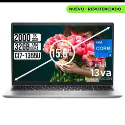 Falabella Inspiron 15 Intel Core I7-1255u Ssd 2tb Ram 32gb Led 15,6 Fhd oferta