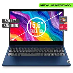 Falabella Portatil Lenovo Amd Ryzen 5-7520u Ssd 1tb Ram 16gb Led 15,6 Full Fhd oferta