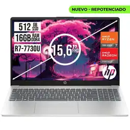 Falabella Portatil Pavilion Amd Ryzen 7-7730u Ssd 512gb Ram 16gb Led 15,6 Full Hd oferta