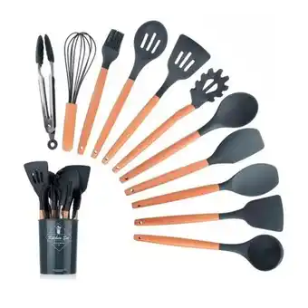 Falabella Set 12 Utensilios De Cocina Silicona Resistente Calor oferta