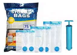 Falabella Bolsas Selladoras Empaque Al Vacio Por 5 Unid Con Bomba Manual oferta