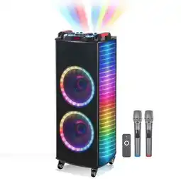 Falabella Torre De Sonido Profesional 3000w Portátil Luces Led Potente oferta