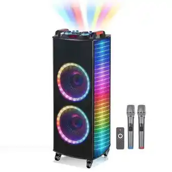 Falabella Torre De Sonido Profesional 3000w Portátil Luces Led Potente oferta