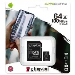 Falabella Micro Sd Sdcs2 Canvas Select Con Adaptador Sd 64gb oferta