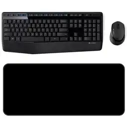 Falabella Combo Inalámbrico Mk345 + Alfombrilla Xl 80x30cm oferta