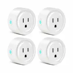 Falabella Paquete De 4 Enchufes Inteligentes Tomacorriente Alexa Tuya oferta